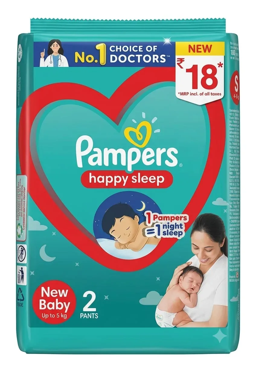 PAMPERS  NEW BABY 2 PANTS