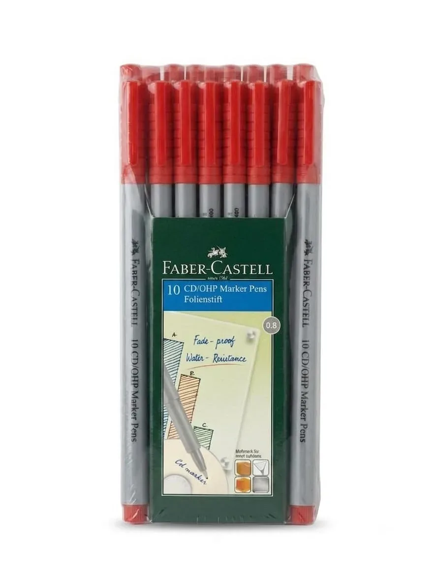 Faber Castell CD  Marker RED