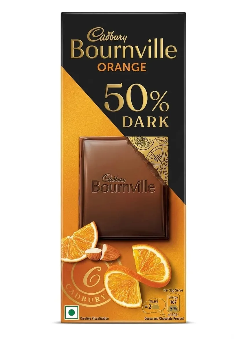 Bournville orange 50% dark