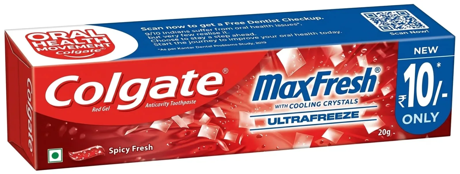 Colgate Max Fresh red