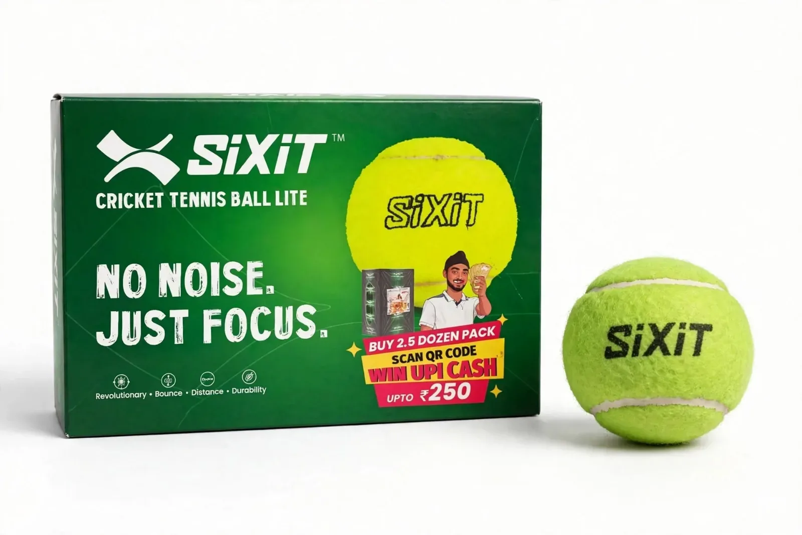 sixit tenni criket ball