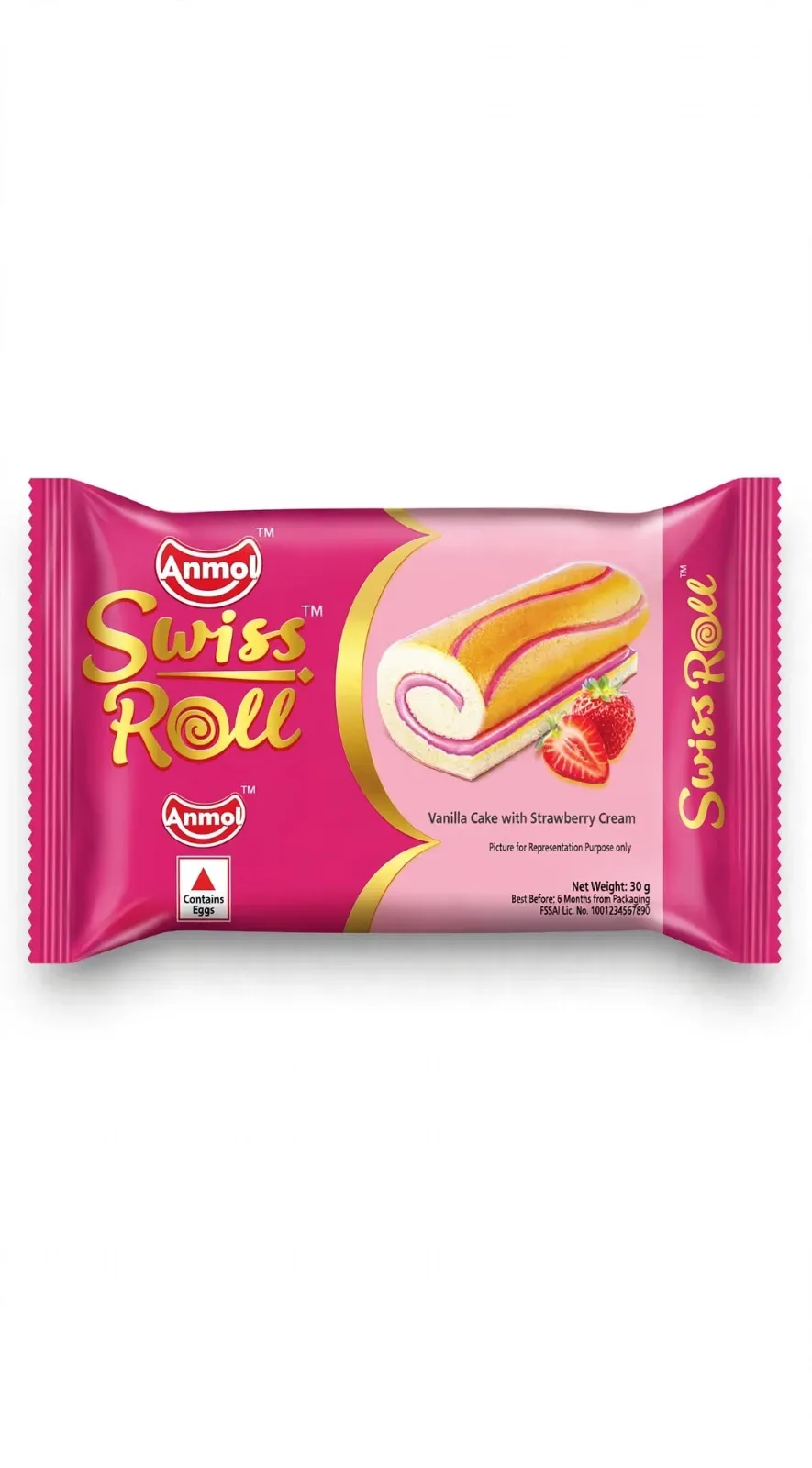 Swiss Roll Strawberry
