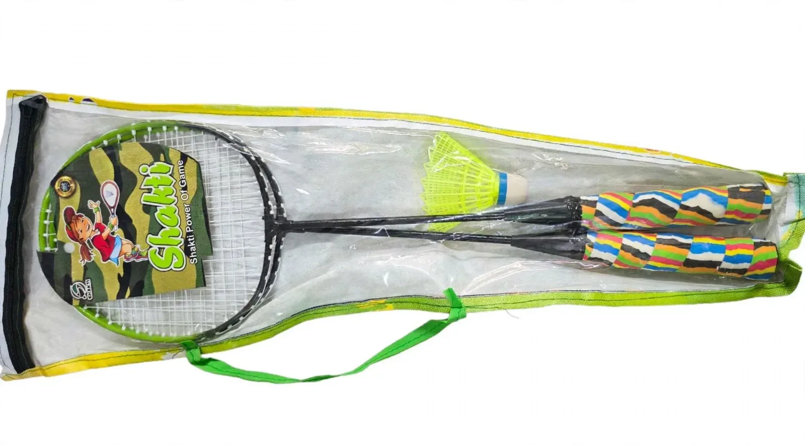 premium racket badminton single rod small