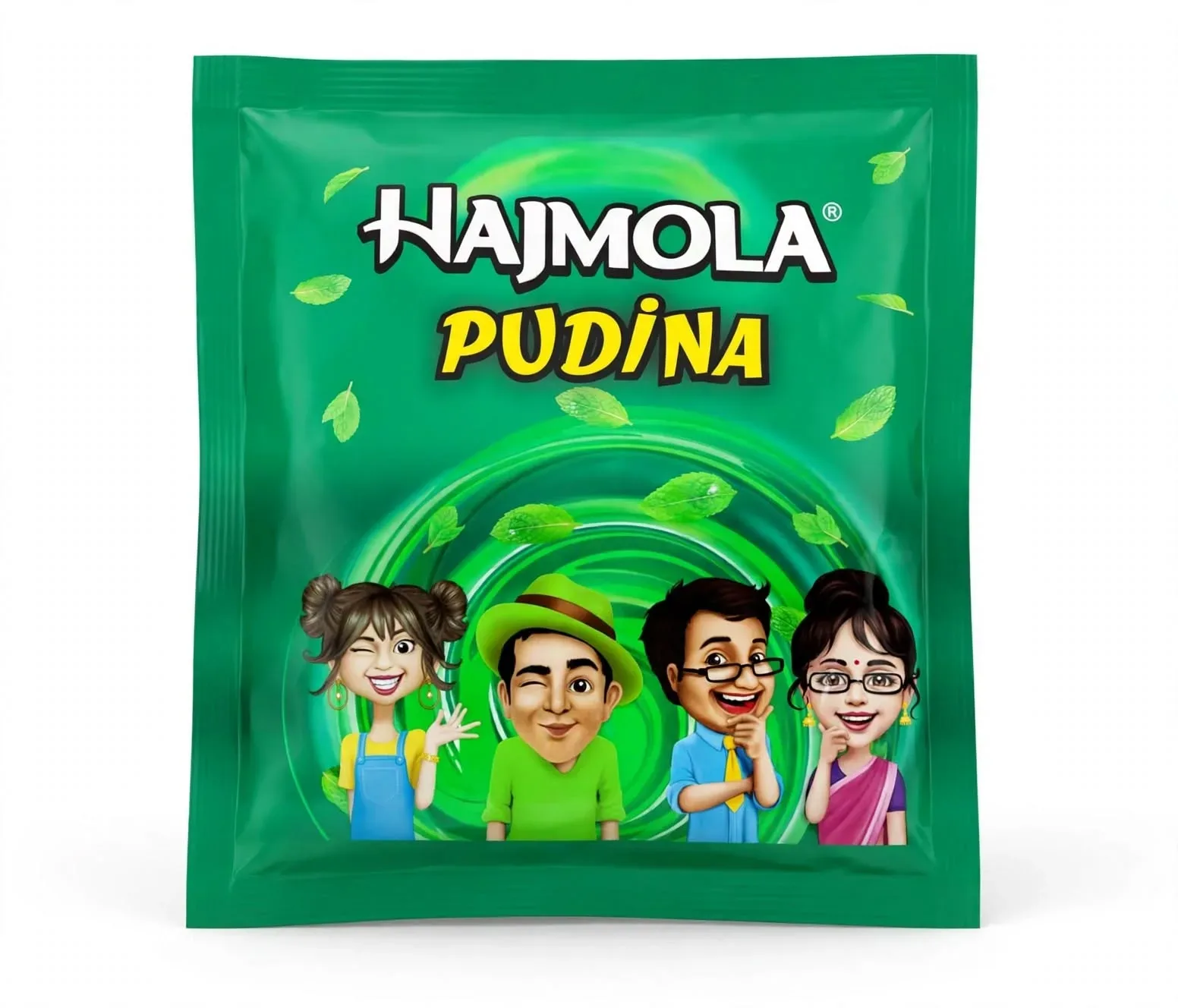 Hajmola pudina