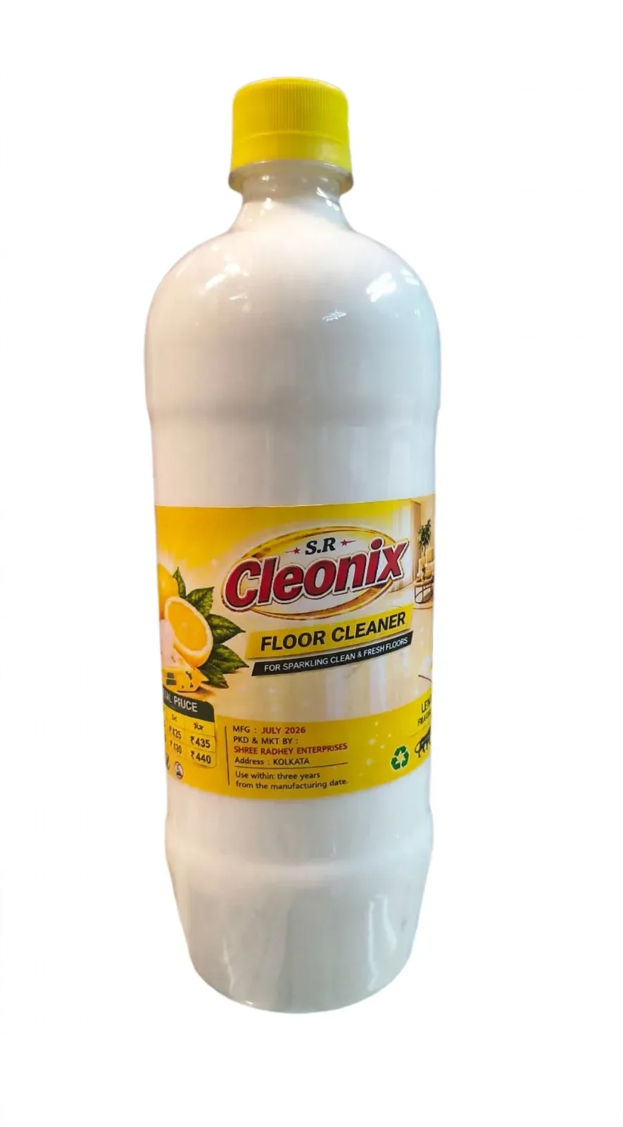 CLEONIX FLOOR CLEANIER LEMON FRAGRANCE