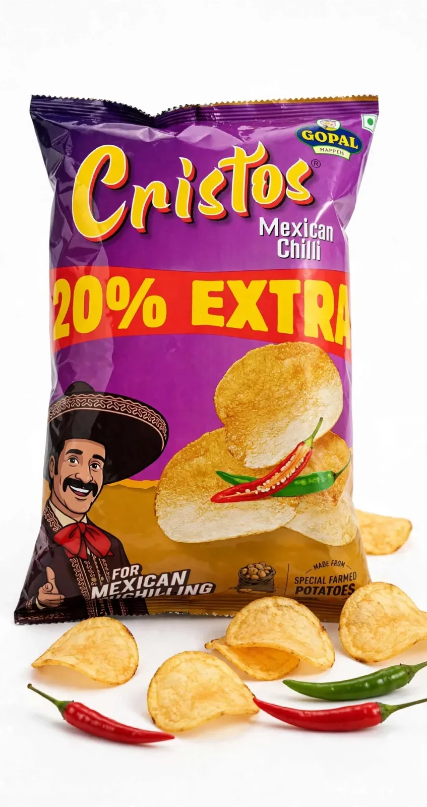 Cristos Mexican Chilli (Family Pack) 110gm