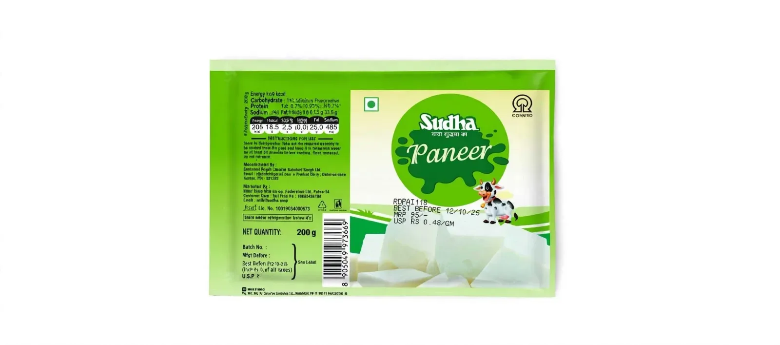 SUDHA PANEER 200GM