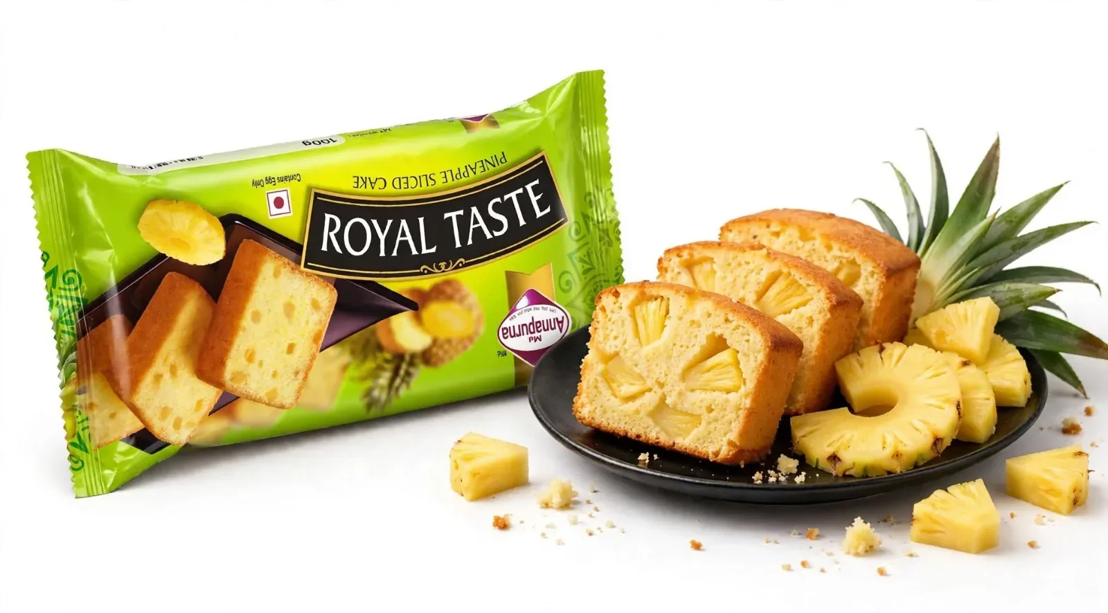 Pineapple sliced cake Royal taste
