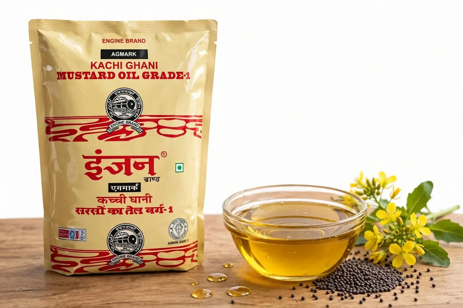 Engine oil (mustard oil )
