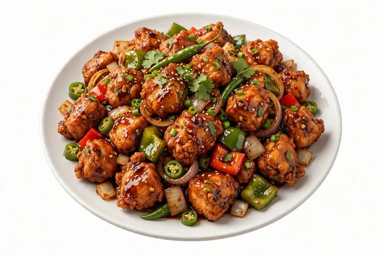 Chicken Chilli Full Plate  ( 3:00 PM TO 9:00 PM Only order ) ( non-returnable )