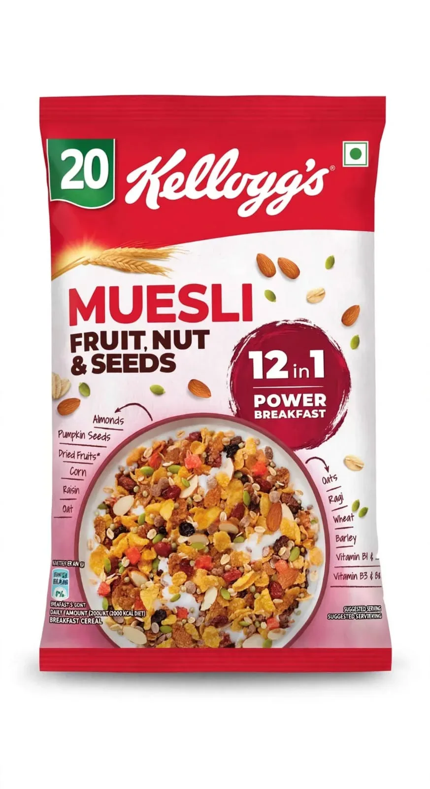Muesli fruit , nut & seeds